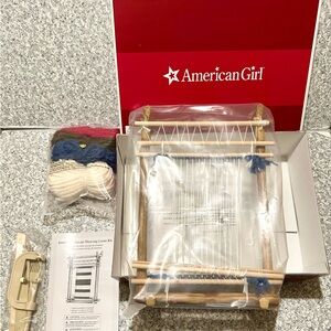 American Girl Josefina's Weaving Loom Complete Box Loom Tools Balls Yarn New